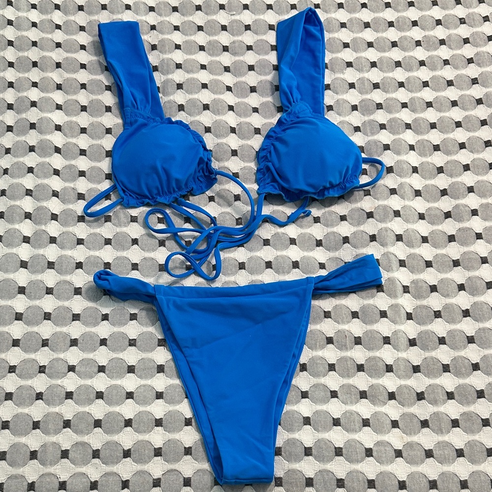 Vibrant Blue Bikini Set